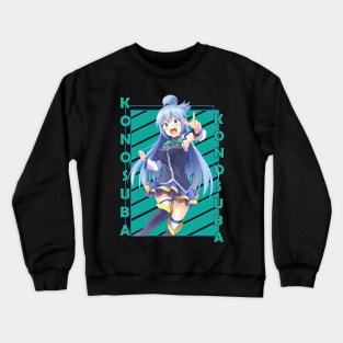 Aqua Kono Subarashii Sekai ni Shukufuku wo Anime Crewneck Sweatshirt